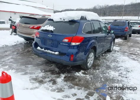 2011 Subaru Outback 2.5I Premium z USA, uszkodzony, nr VIN 4S4BRCGC8B3344060
